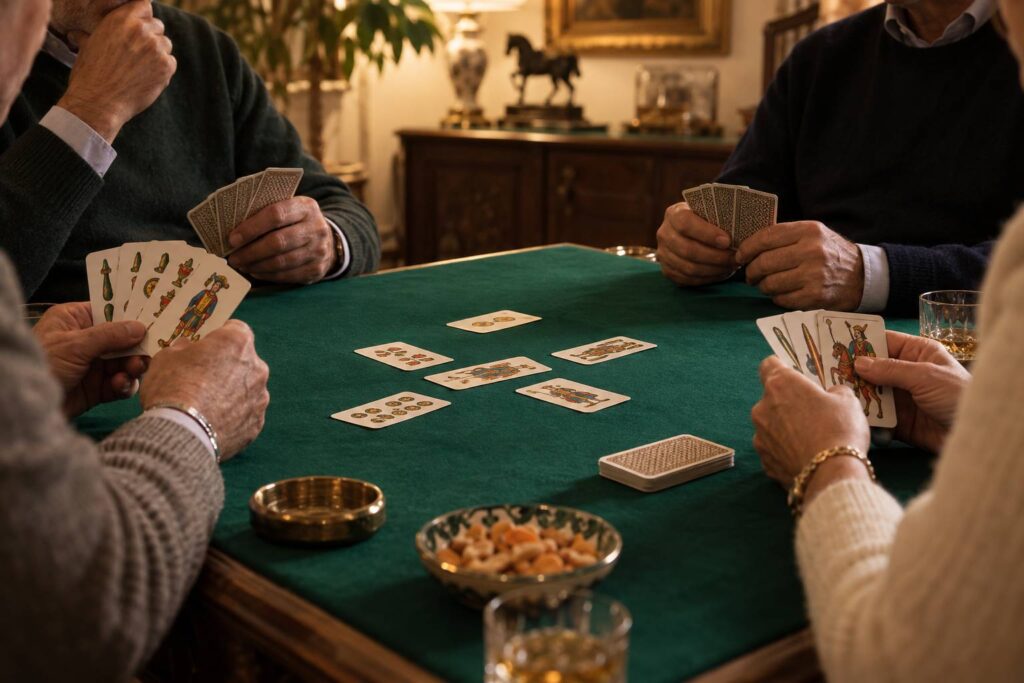 Illustration éditoriale du sujet : Tressette, il gioco dei muti: da dove viene il soprannome