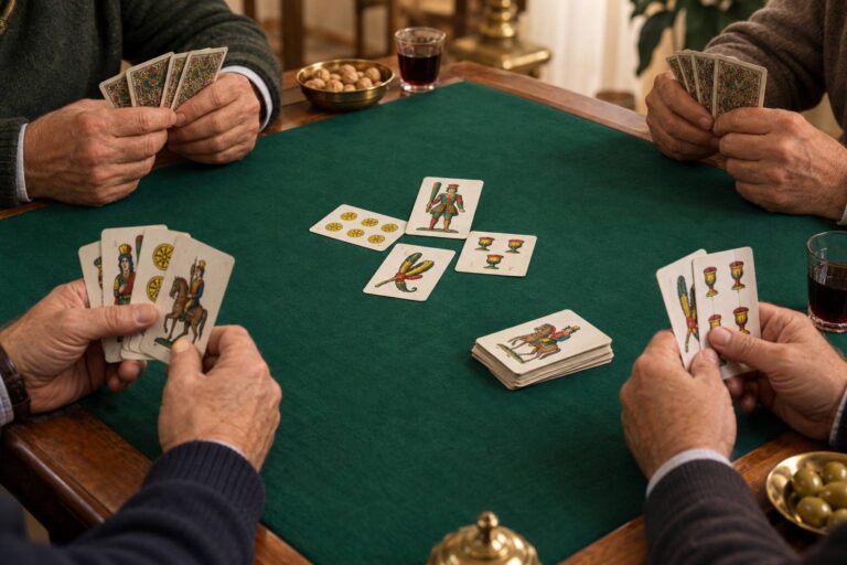 Ultima presa a tressette: come impostare il finale di mano